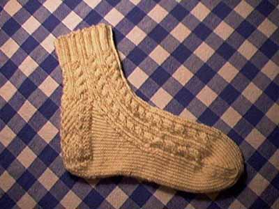 Treena's cable socks